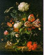 Jan Davidz de Heem Vase of Flowers 001 oil painting artist